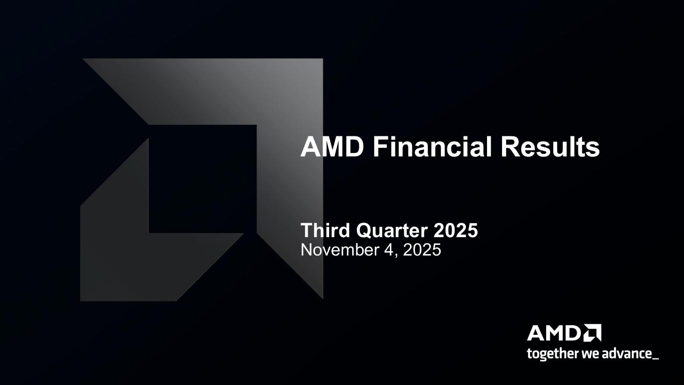 Third Quarter 2025 presentation for exhibit 99.2; remediated PDF available in Documents dropdown menu