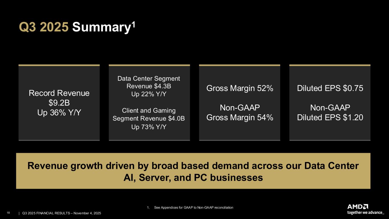 Third Quarter 2025 presentation for exhibit 99.2; remediated PDF available in Documents dropdown menu